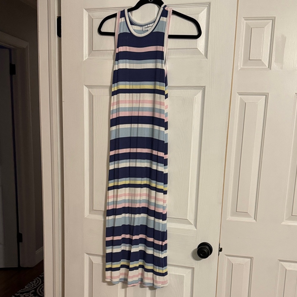 Motherhood Maternity Multicolor Striped Maxi Dress